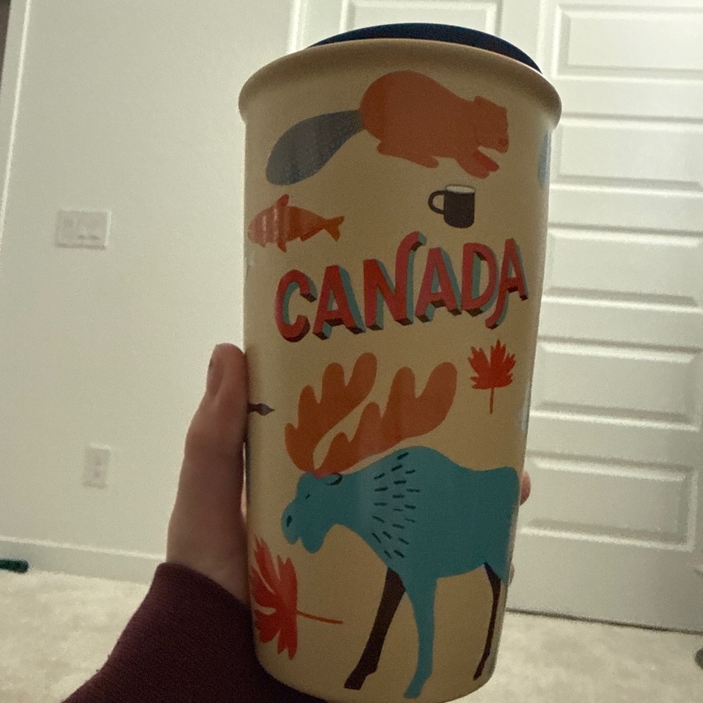 Starbucks Canada Wildlife Double Wall Traveler Tumbler Mug